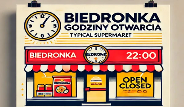 Biedronka godziny otwarcia