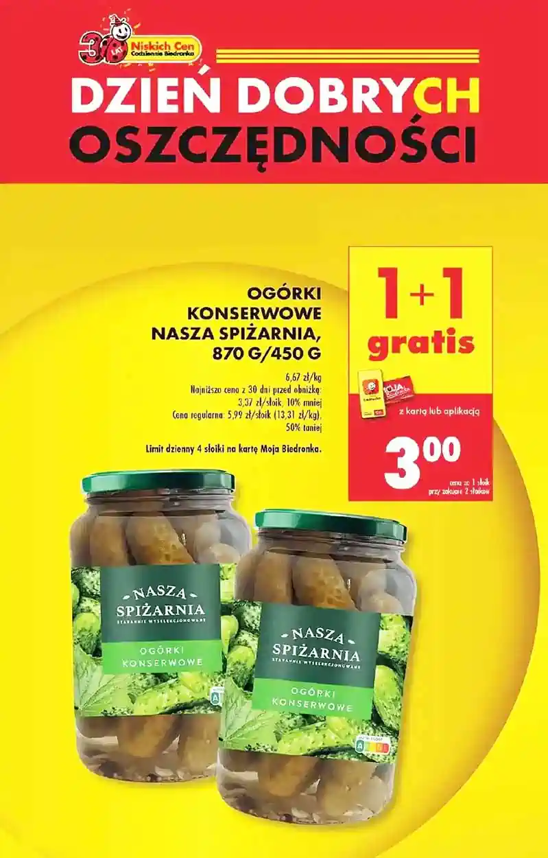 gazetka biedronka od jutra