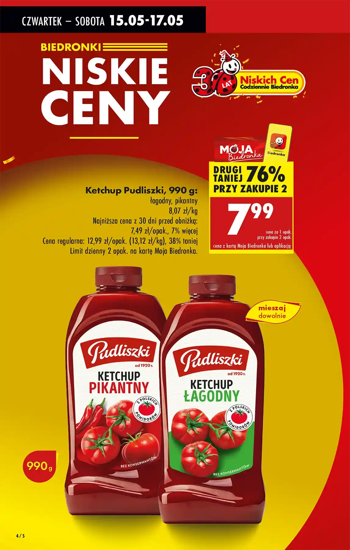 gazetka biedronka 15.05
