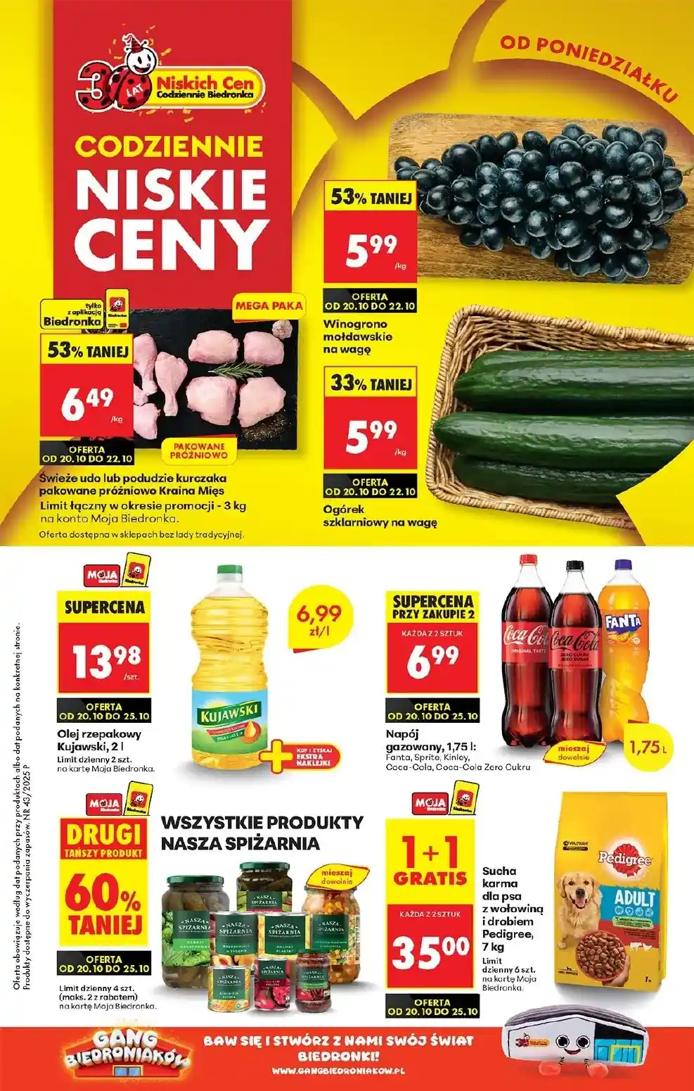gazetka biedronka od 20 października 2025