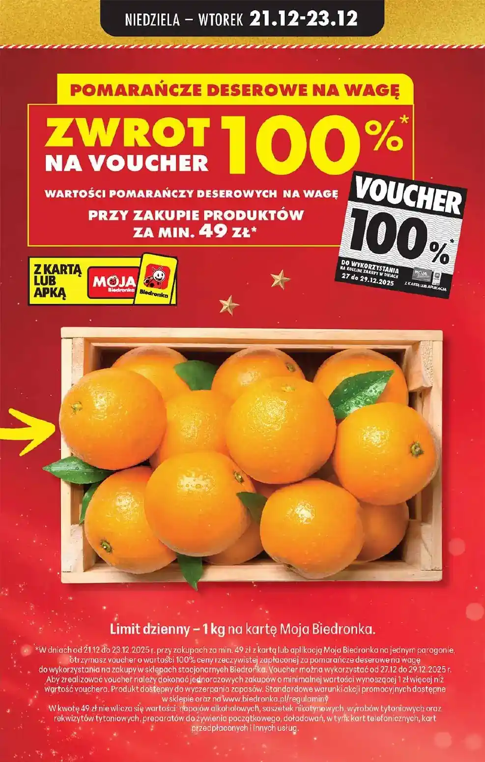 gazetka biedronka od 21 grudnia 2025