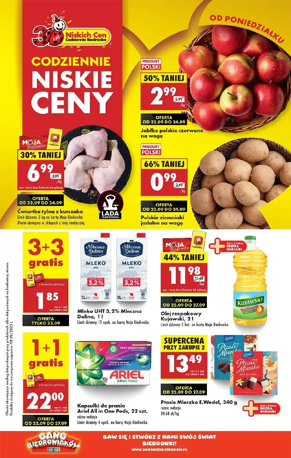 gazetka biedronka od 22 września 2025
