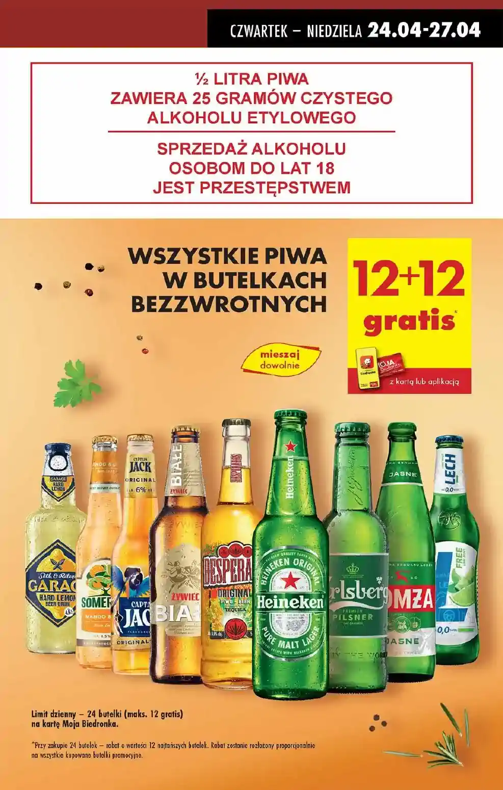 biedronka od 24.04 25