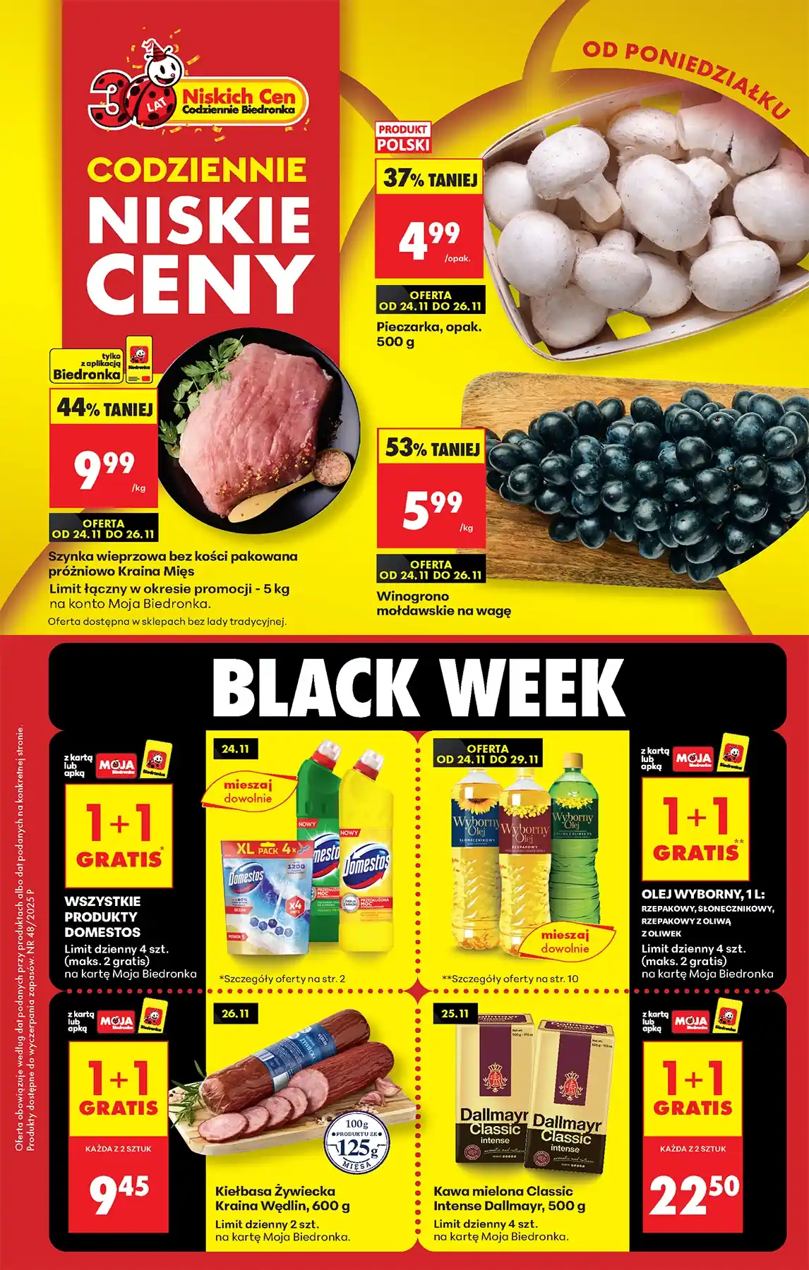 gazetka biedronka od 24 listopada 2025