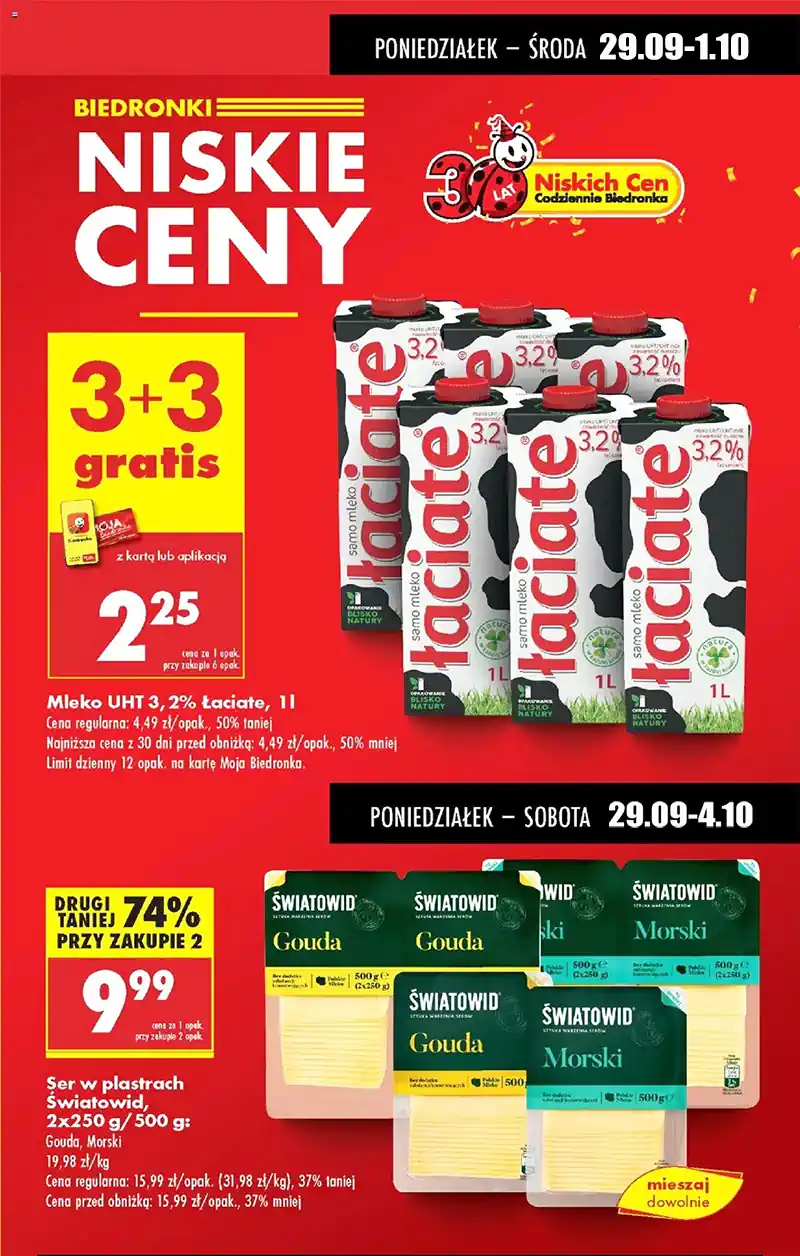 gazetka biedronka od 29 września 2025