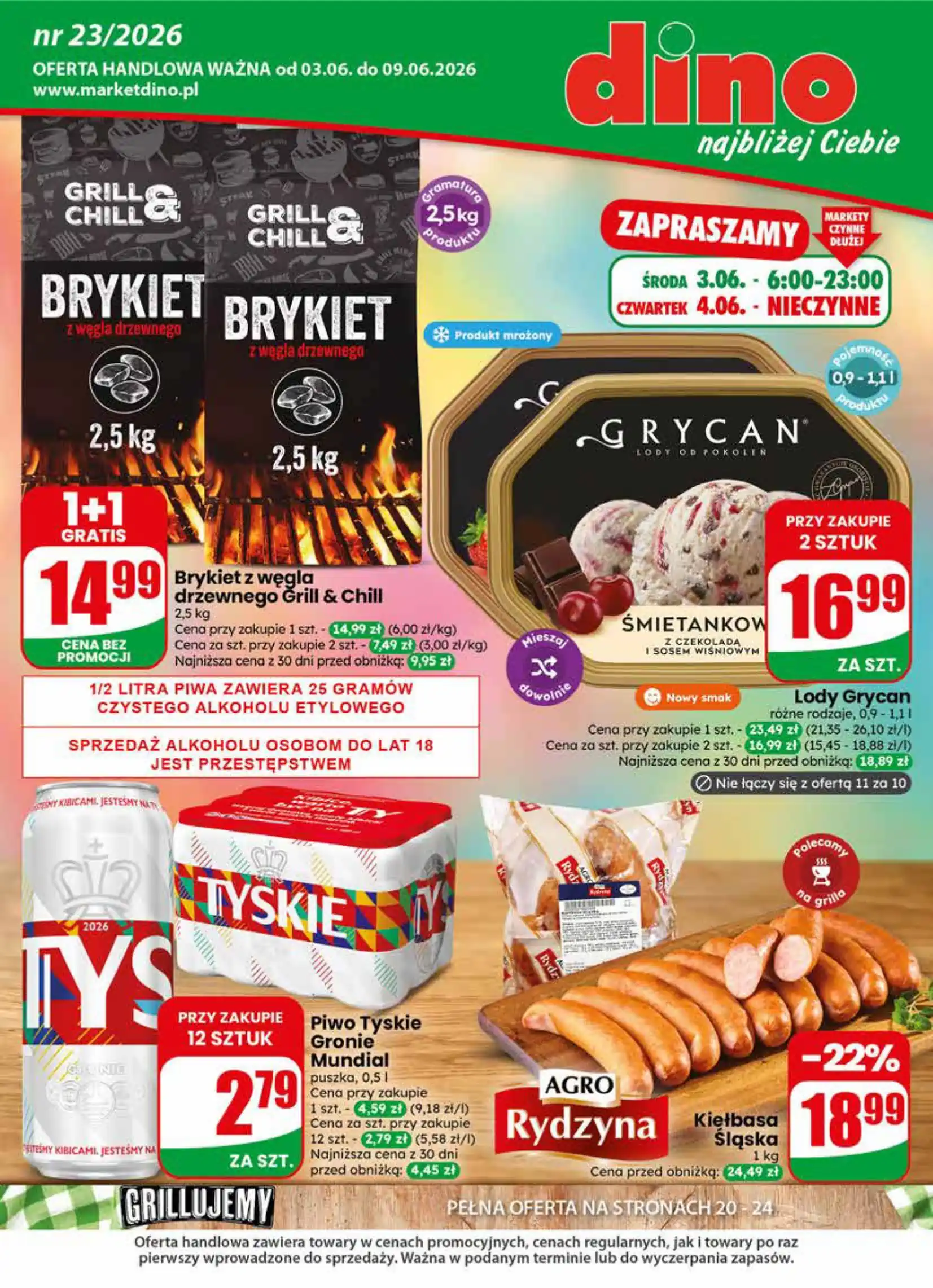 gazetka dino ważna od jutra 3.06.2026