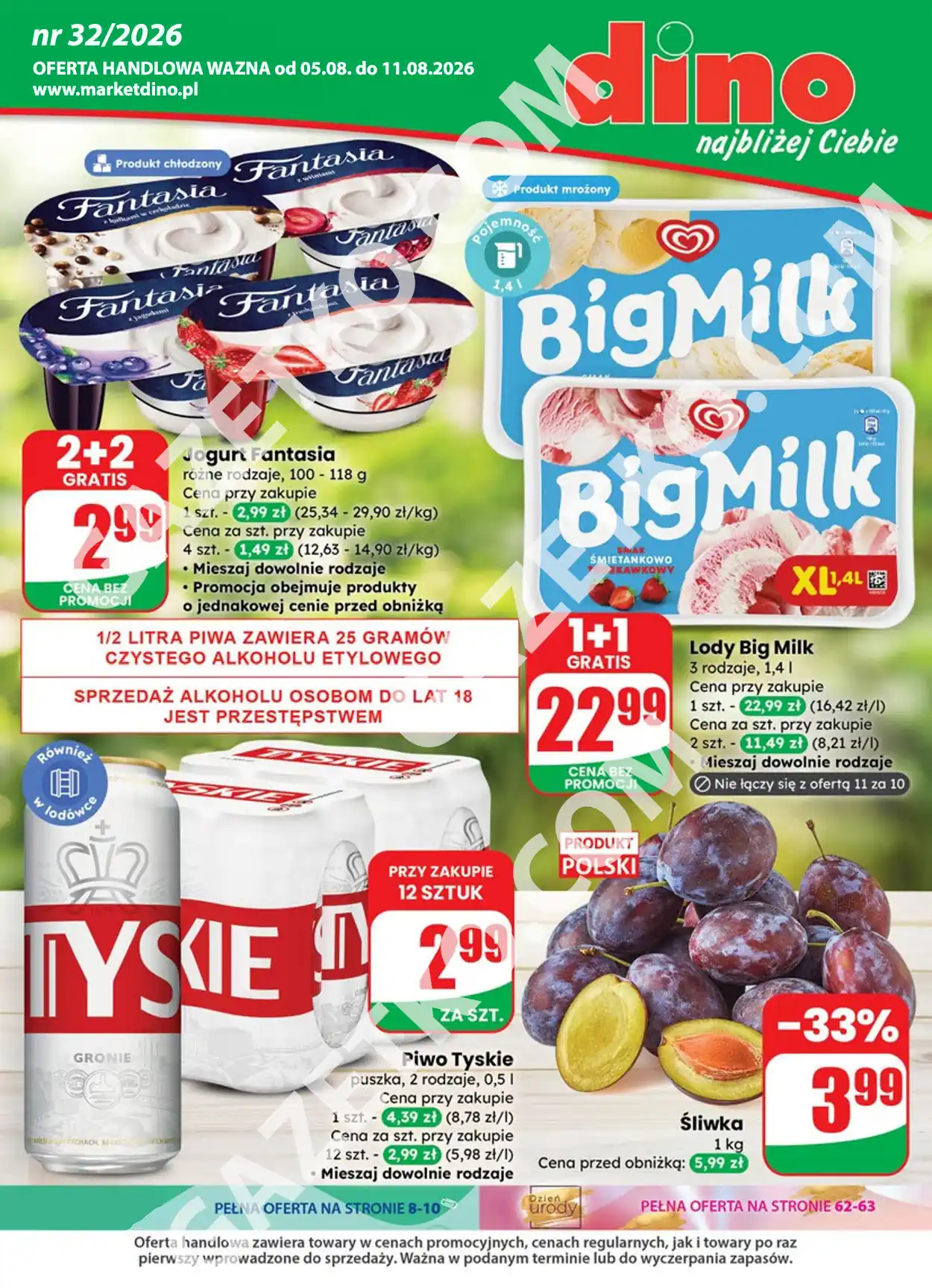 gazetka dino ważna od jutra 5.08.2026