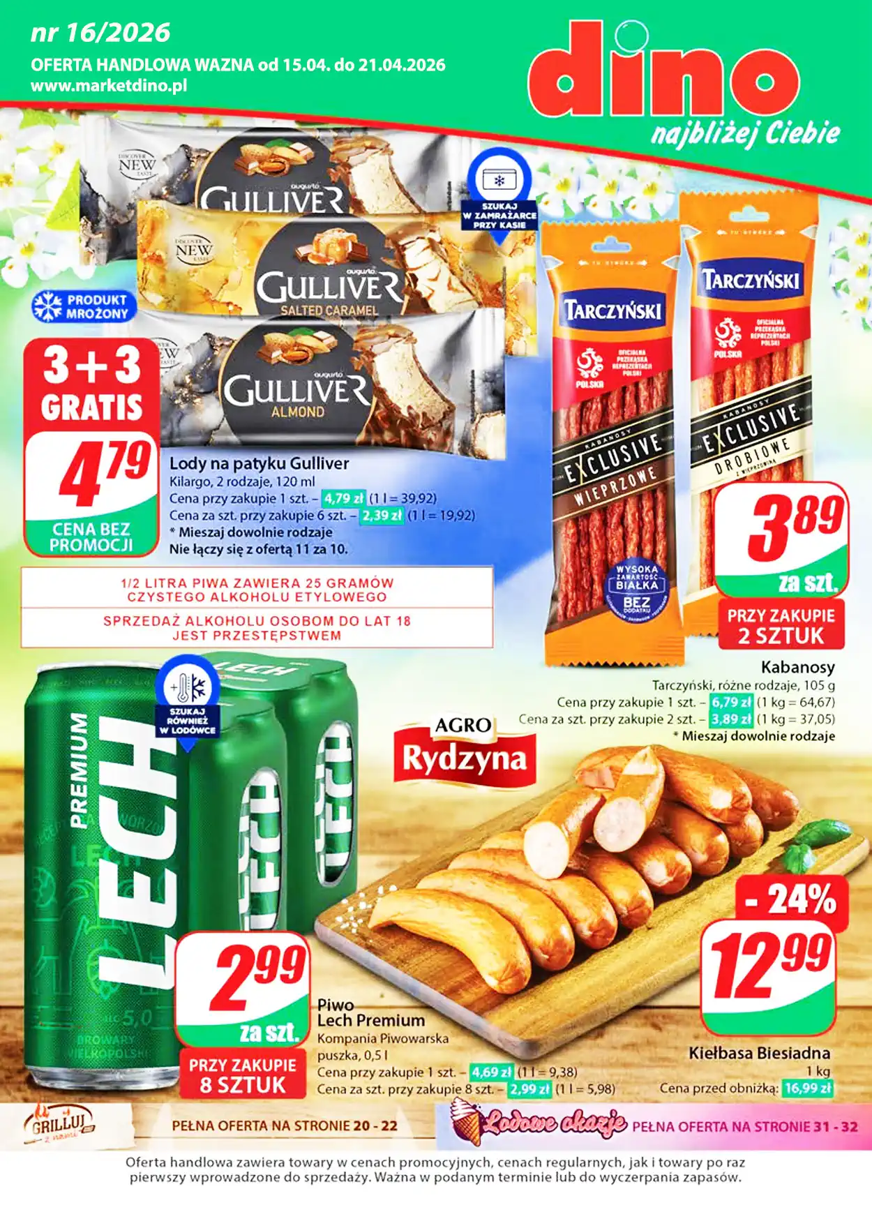 gazetka dino ważna od jutra 15.04.2026