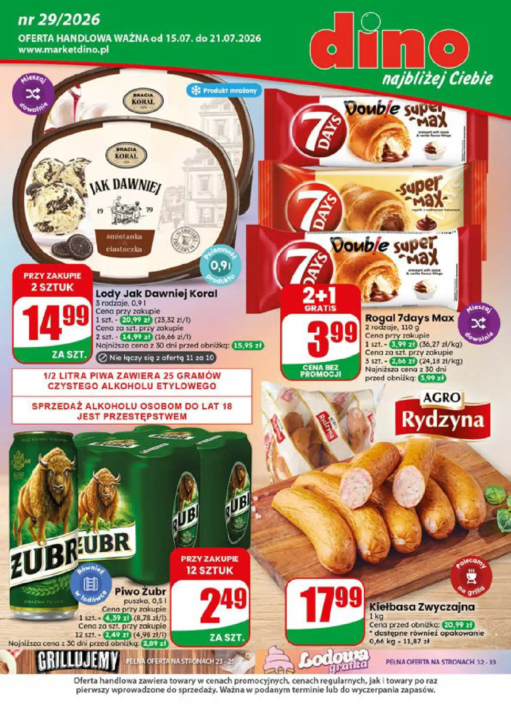 gazetka dino ważna od jutra 15.07.2026