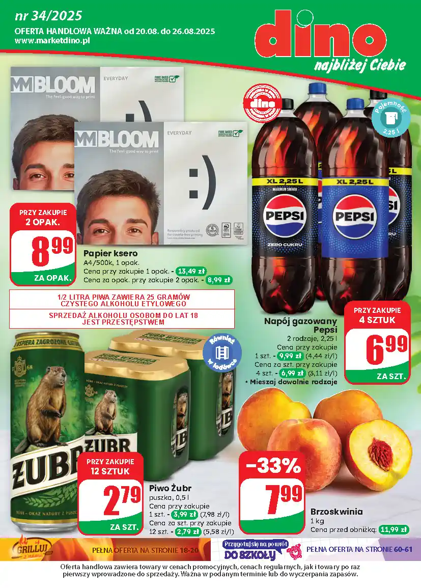 dino gazetka od jutra 20 sierpnia 2025
