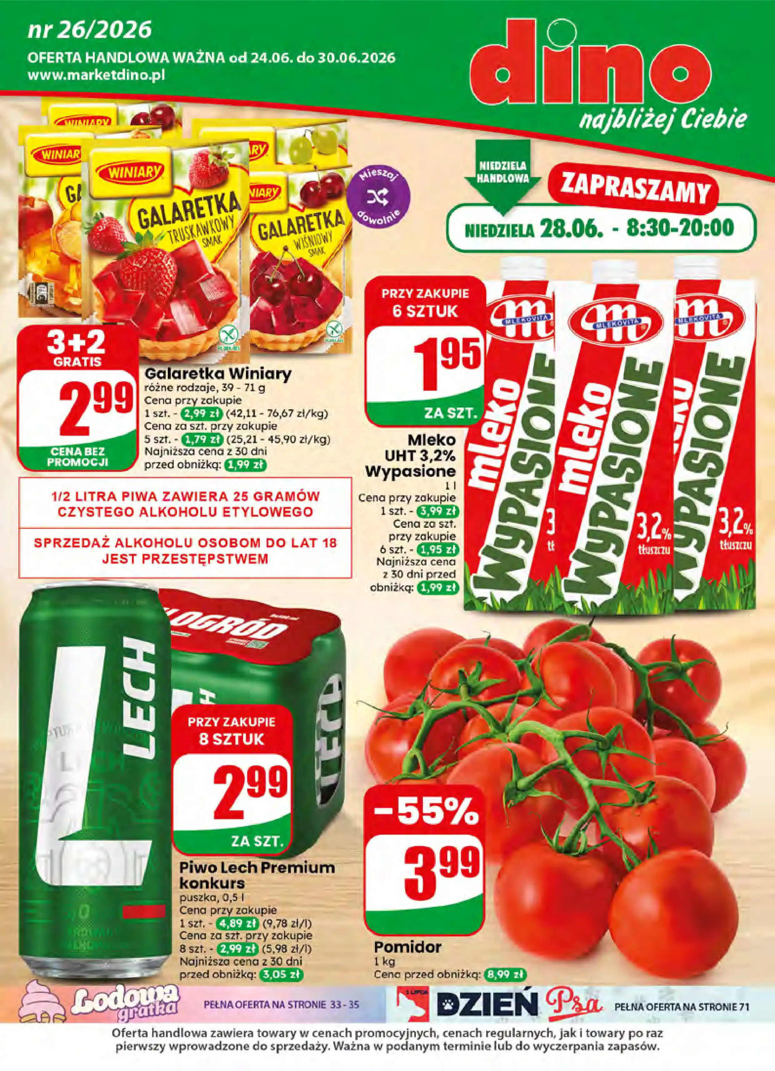 gazetka dino ważna od jutra 24.06.2026