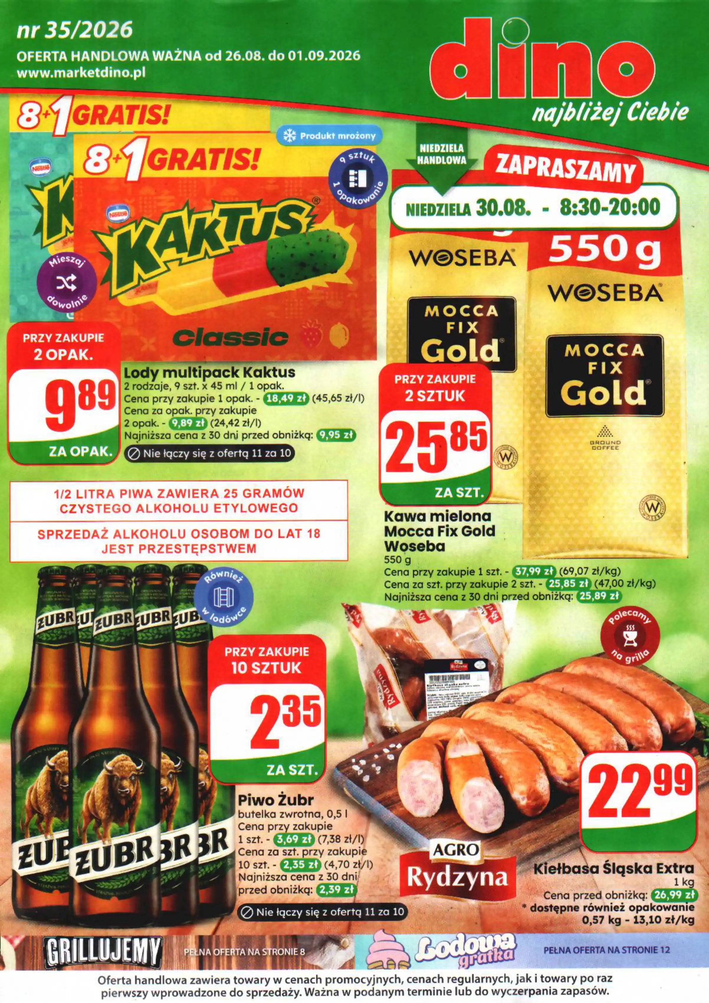 gazetka dino ważna od jutra 26.08.2026