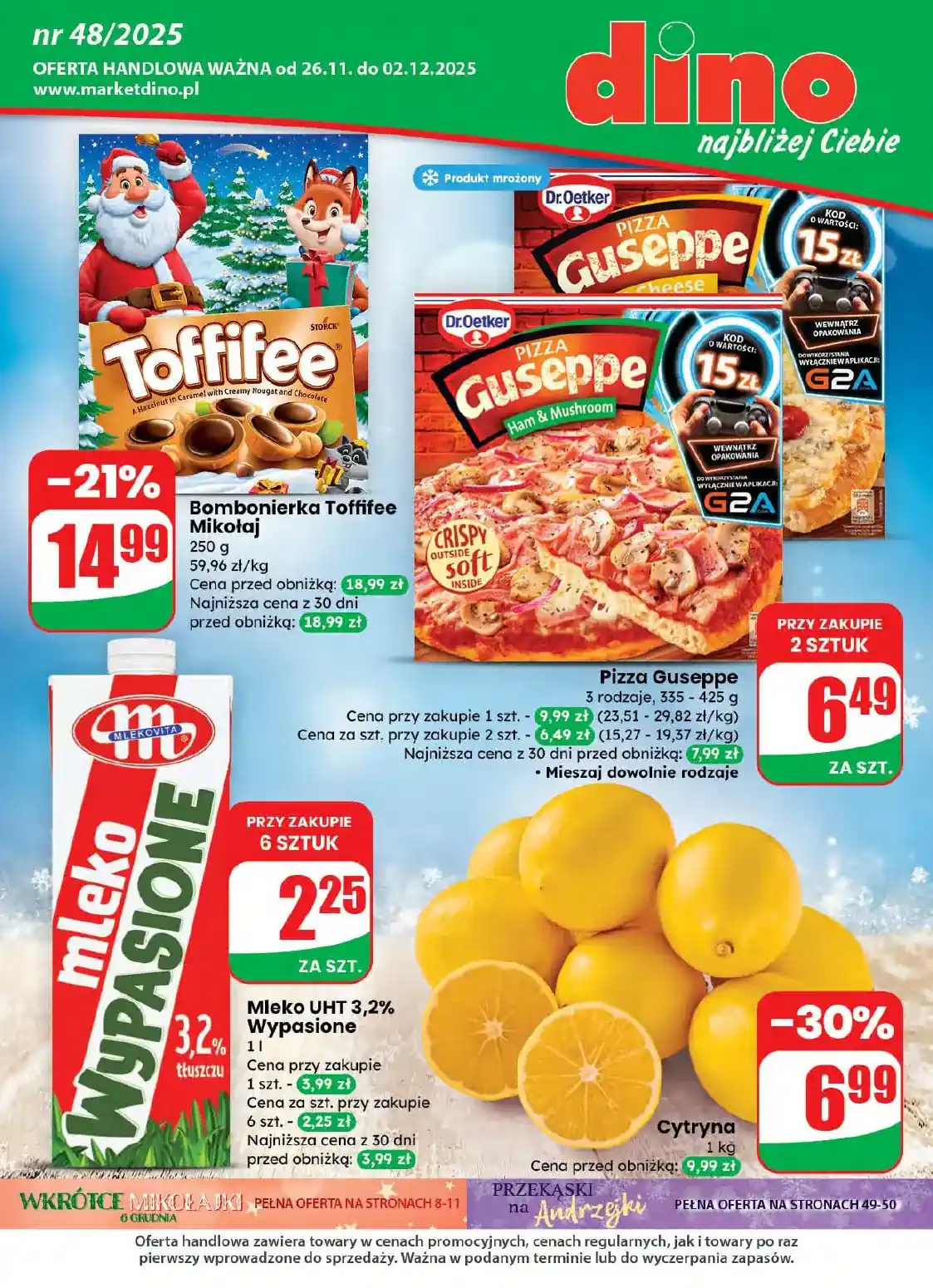 gazetka dino ważna od jutra 26.11.2025