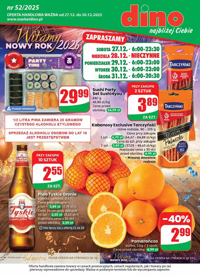 gazetka dino ważna od jutra 27.12.2025