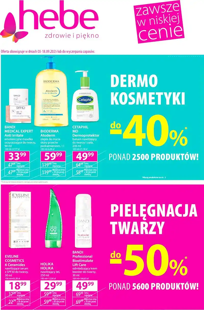 hebe gazetka promocyjna od 8.09.2025