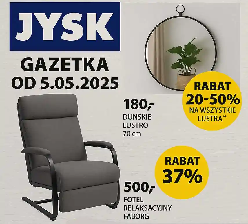 jysk gazetka 5.05.2025