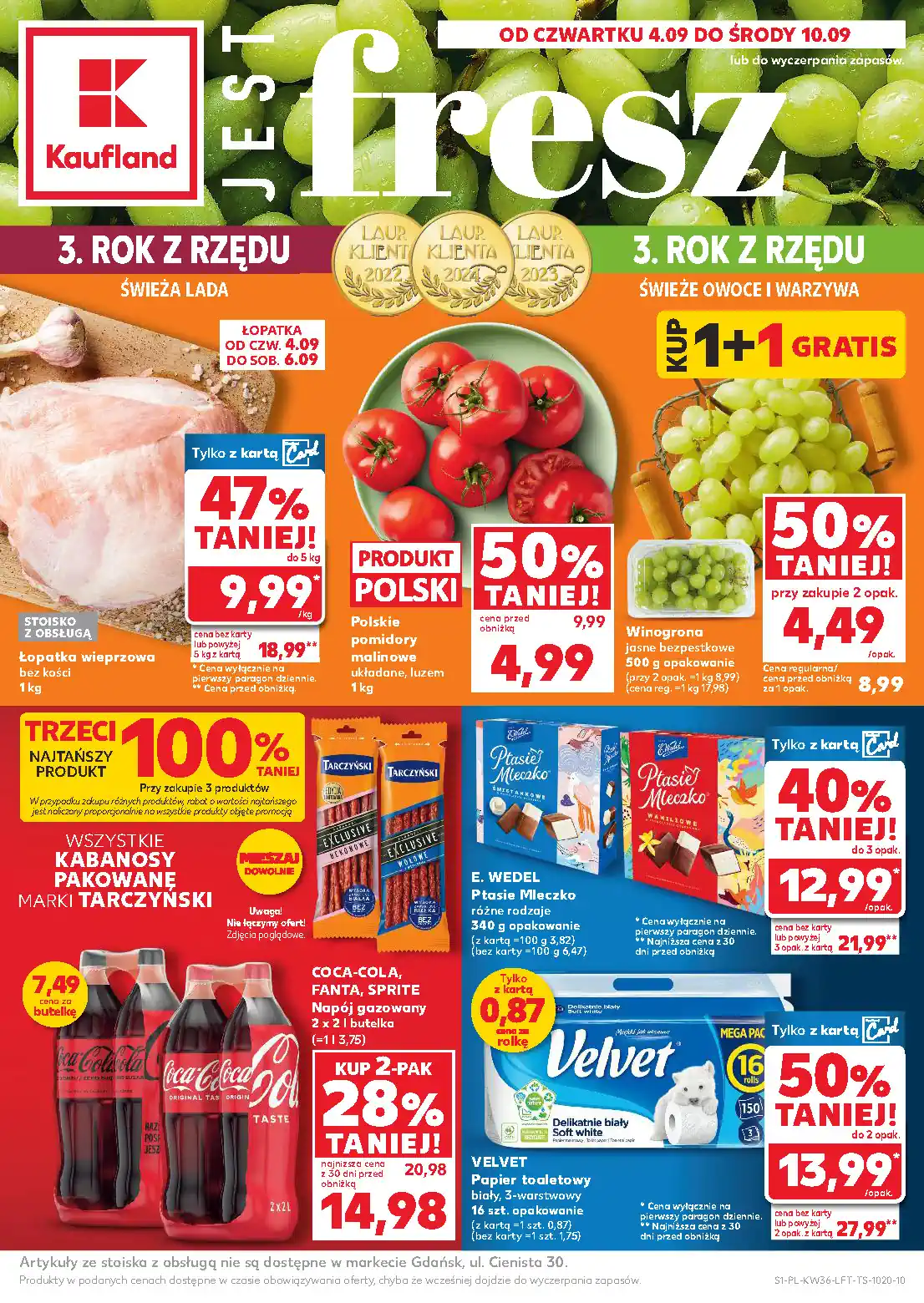 gazetka kaufland od 4.09.2025