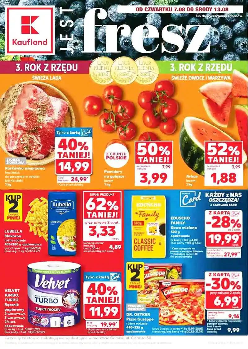 gazetka kaufland od 7.08.2025 