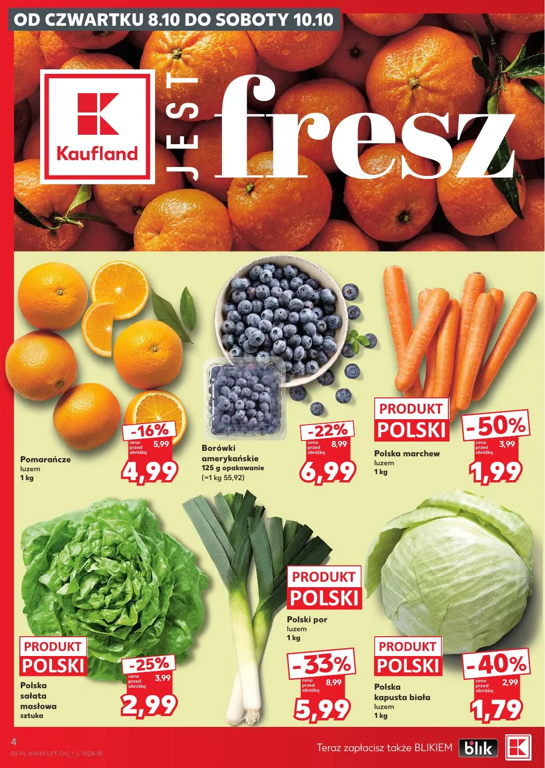 nowa gazetka kaufland od 8.10.2026