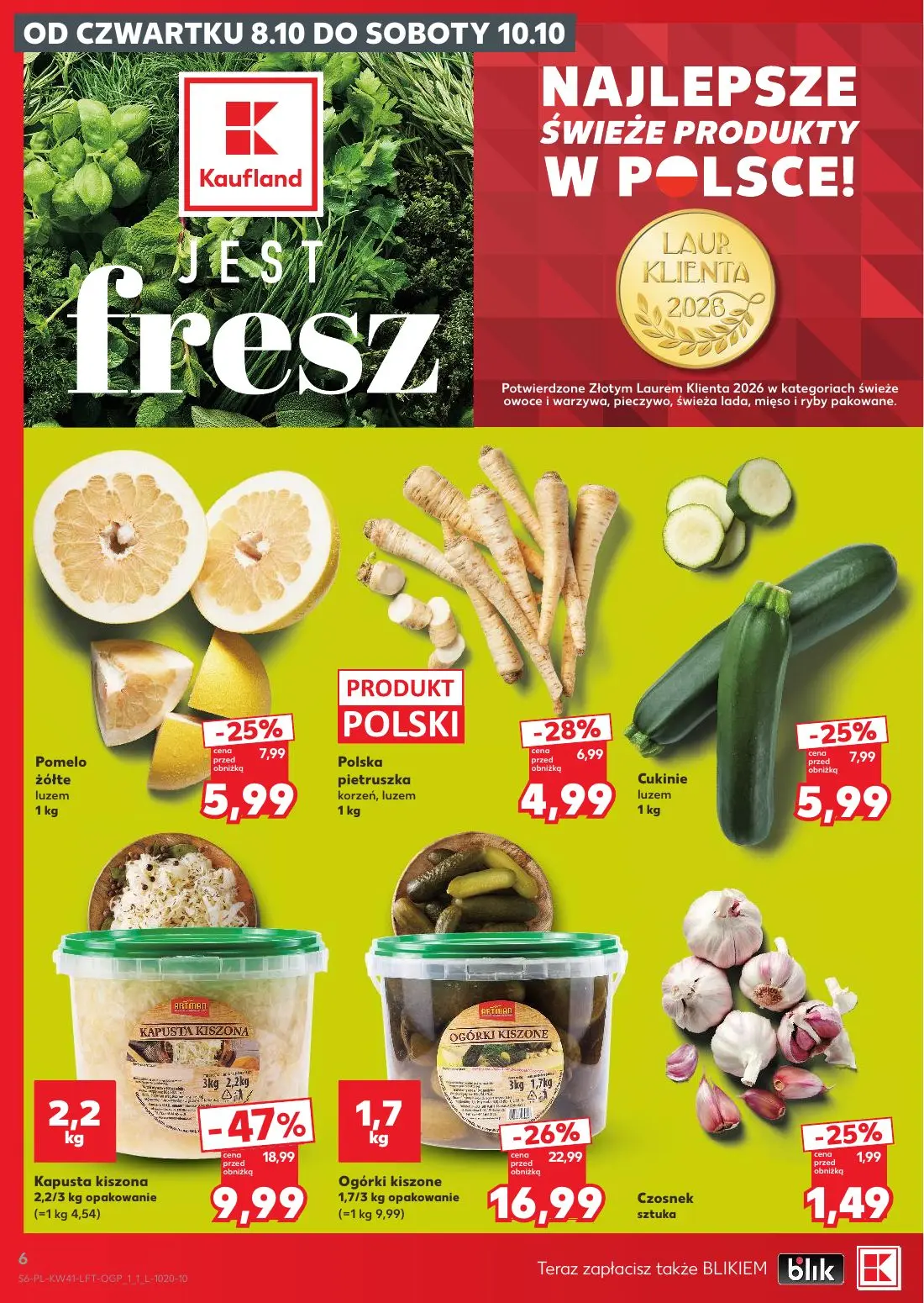 nadchodzącą gazetka kaufland