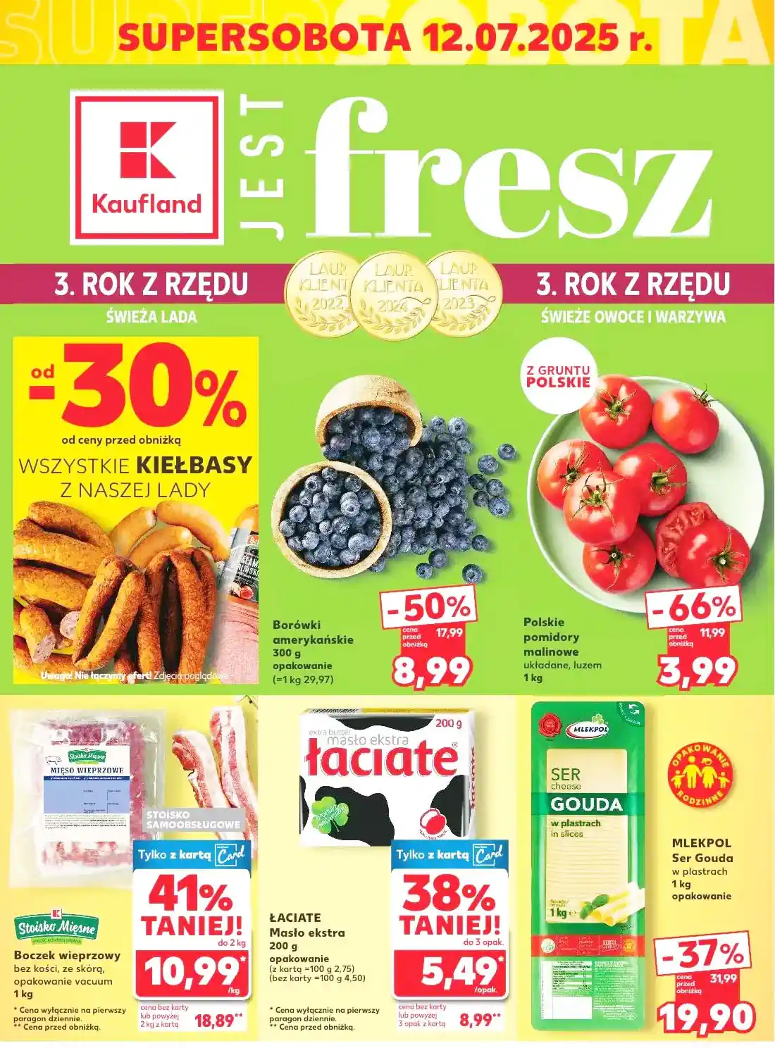 kaufland gazetka, super sobota 12.07.2025