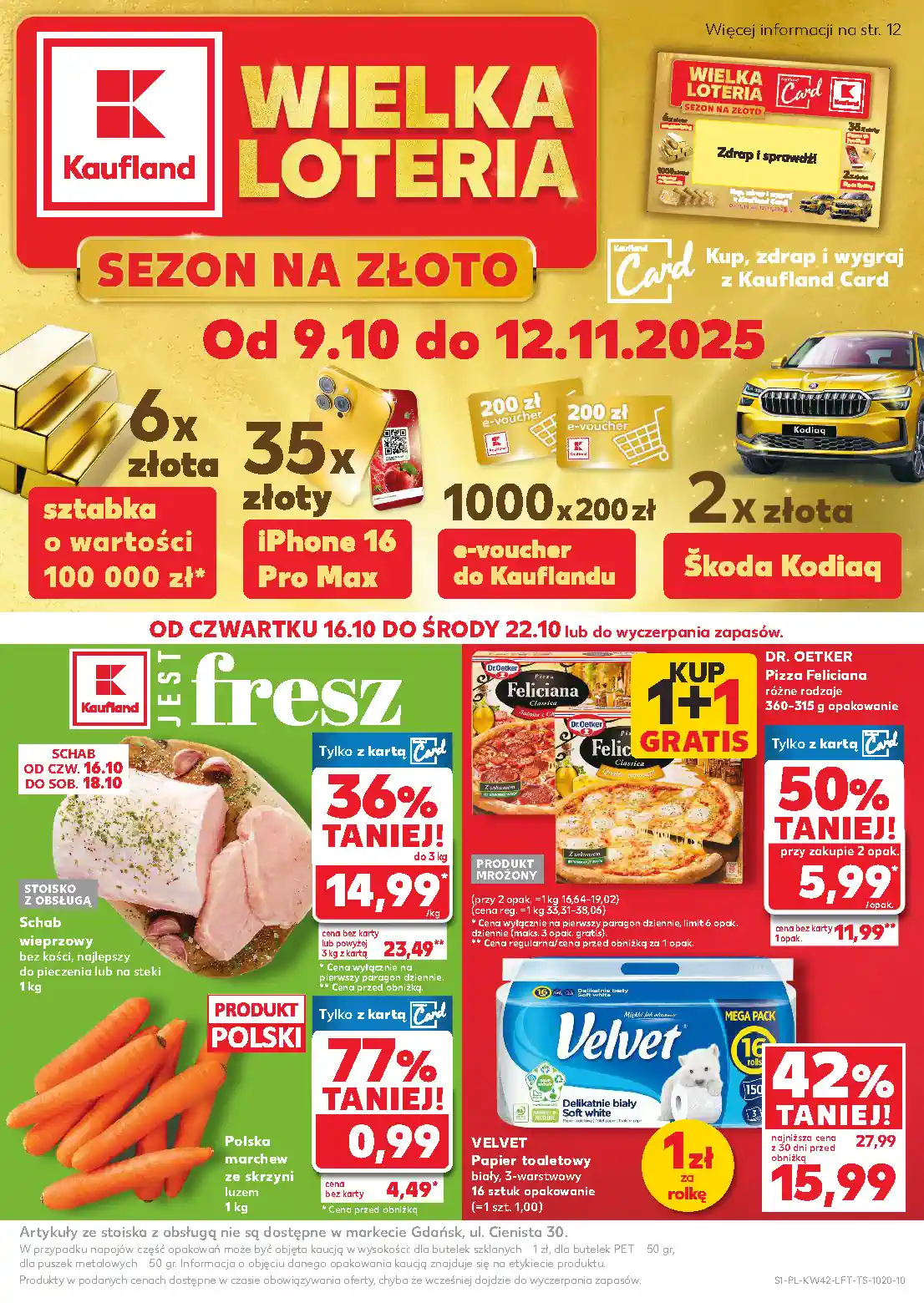 kaufland gazetka - od jutra 16.10.2025