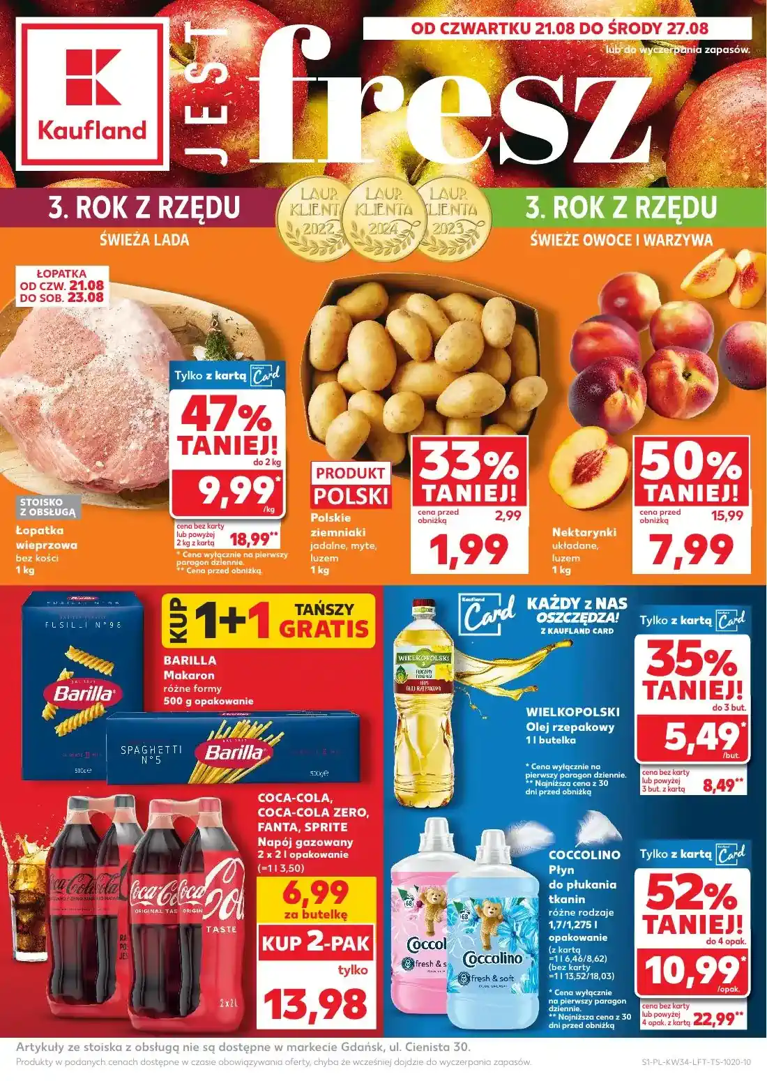 gazetka kaufland od 21.08.2025