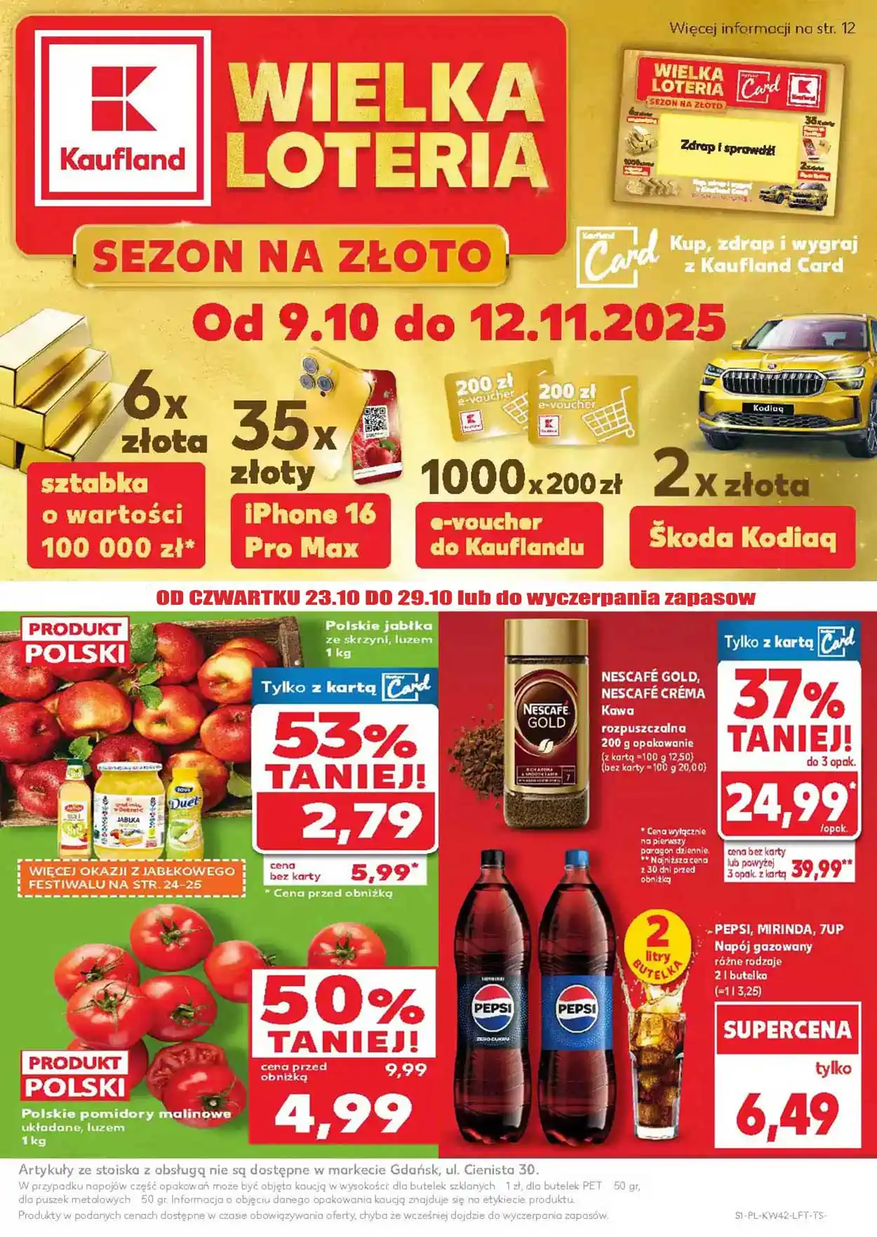 kaufland gazetka - od jutra 23.10.2025