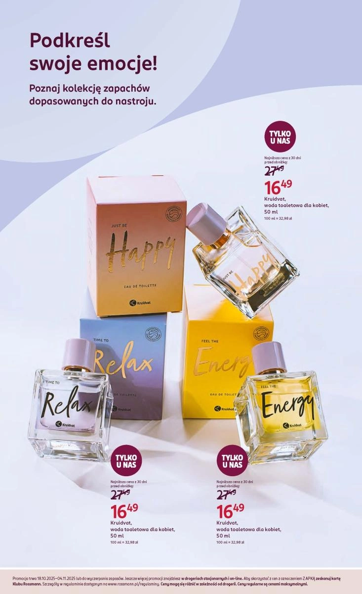 gazetka rossmann 18 października 2025