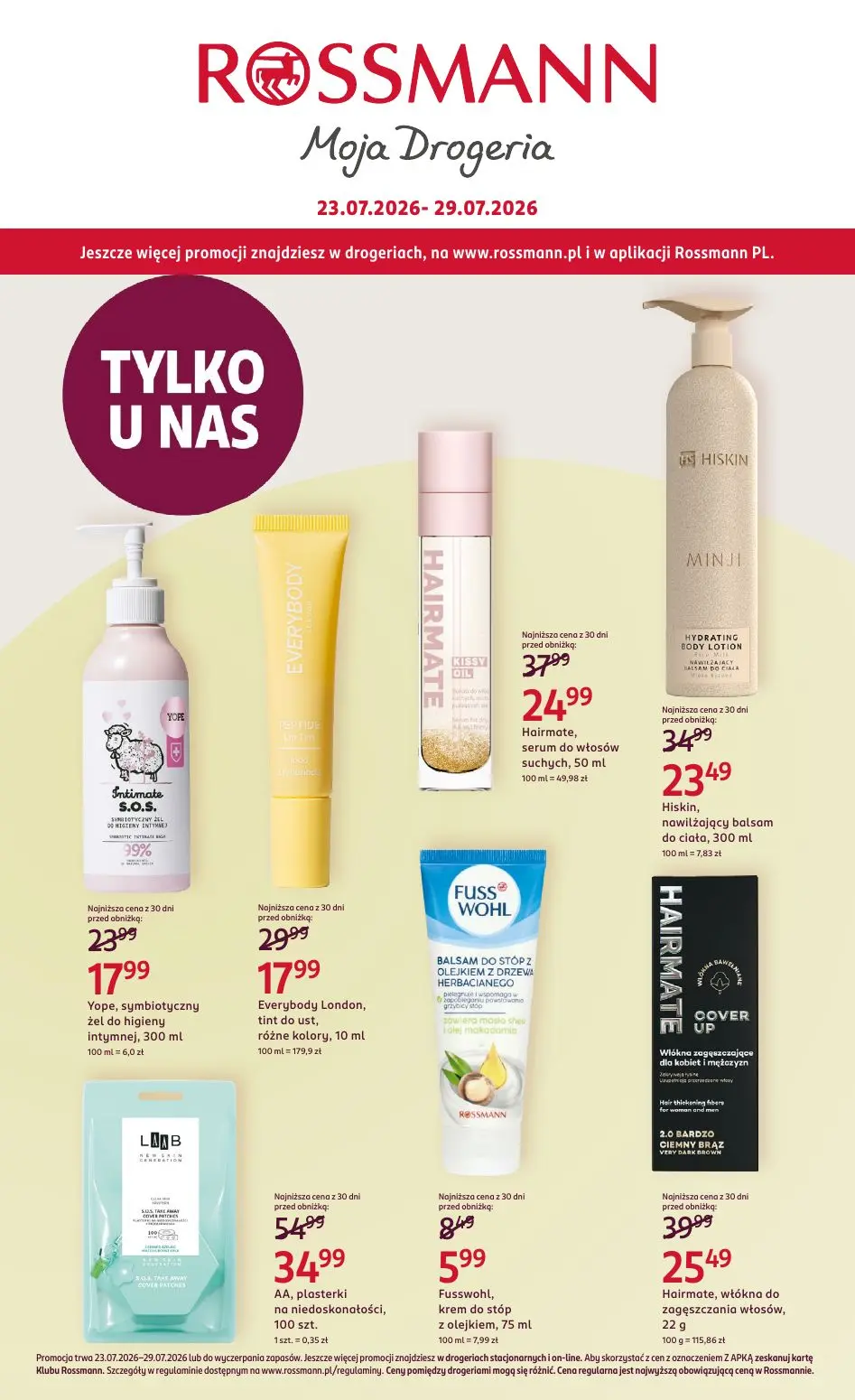rossmann gazetka od 23.07.2026