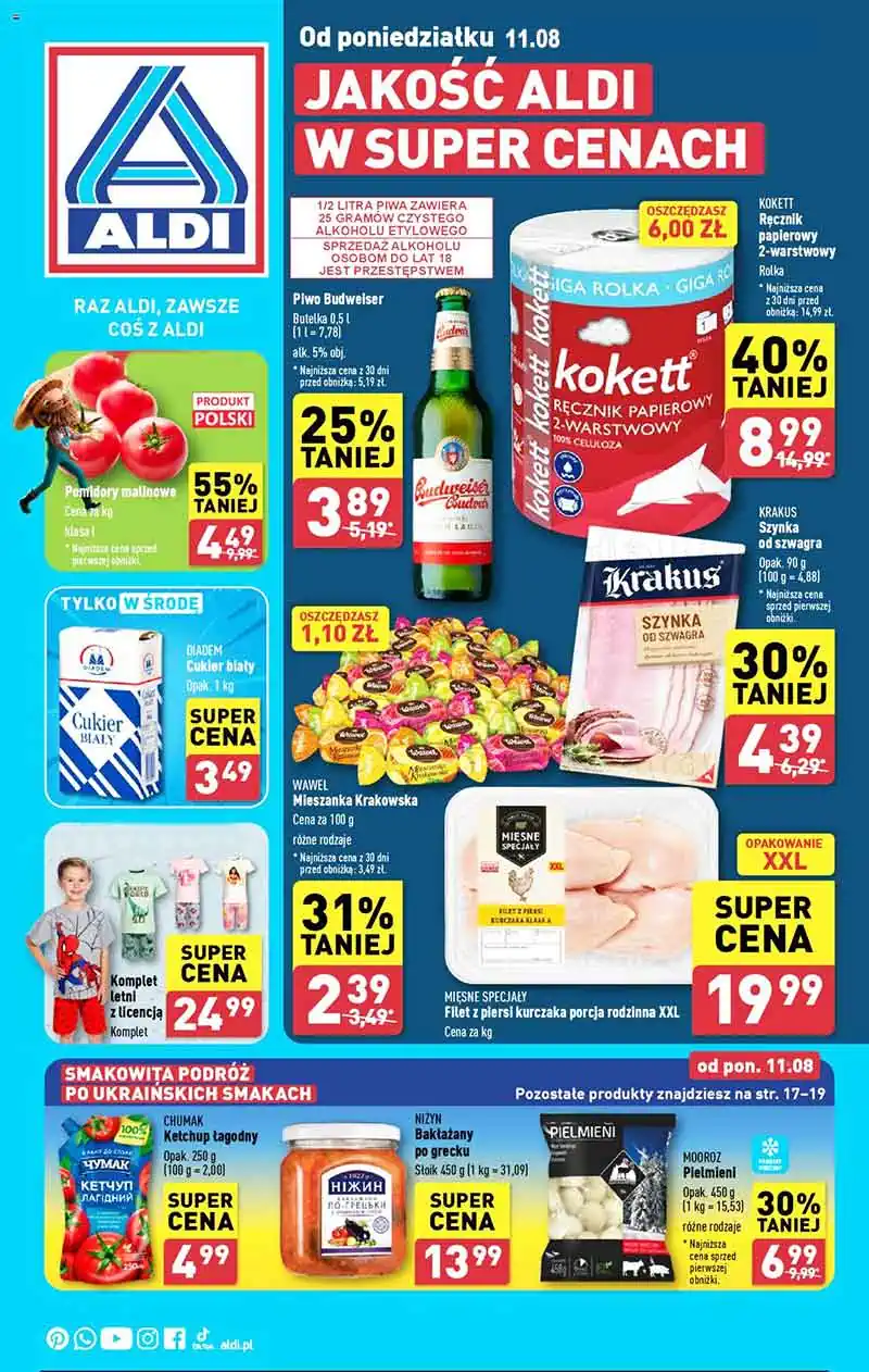 gazetka aldi od 11 sierpnia 2025