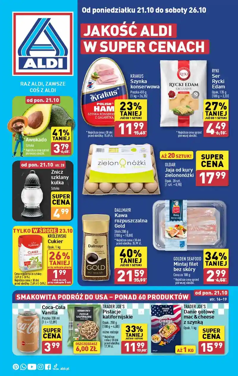 Aldi gazetka od 21.10.2024