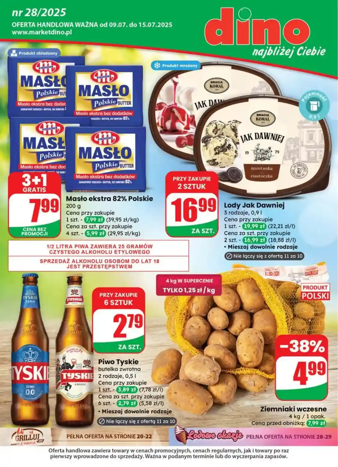 gazetka dino ważna od jutra 9.07.2025