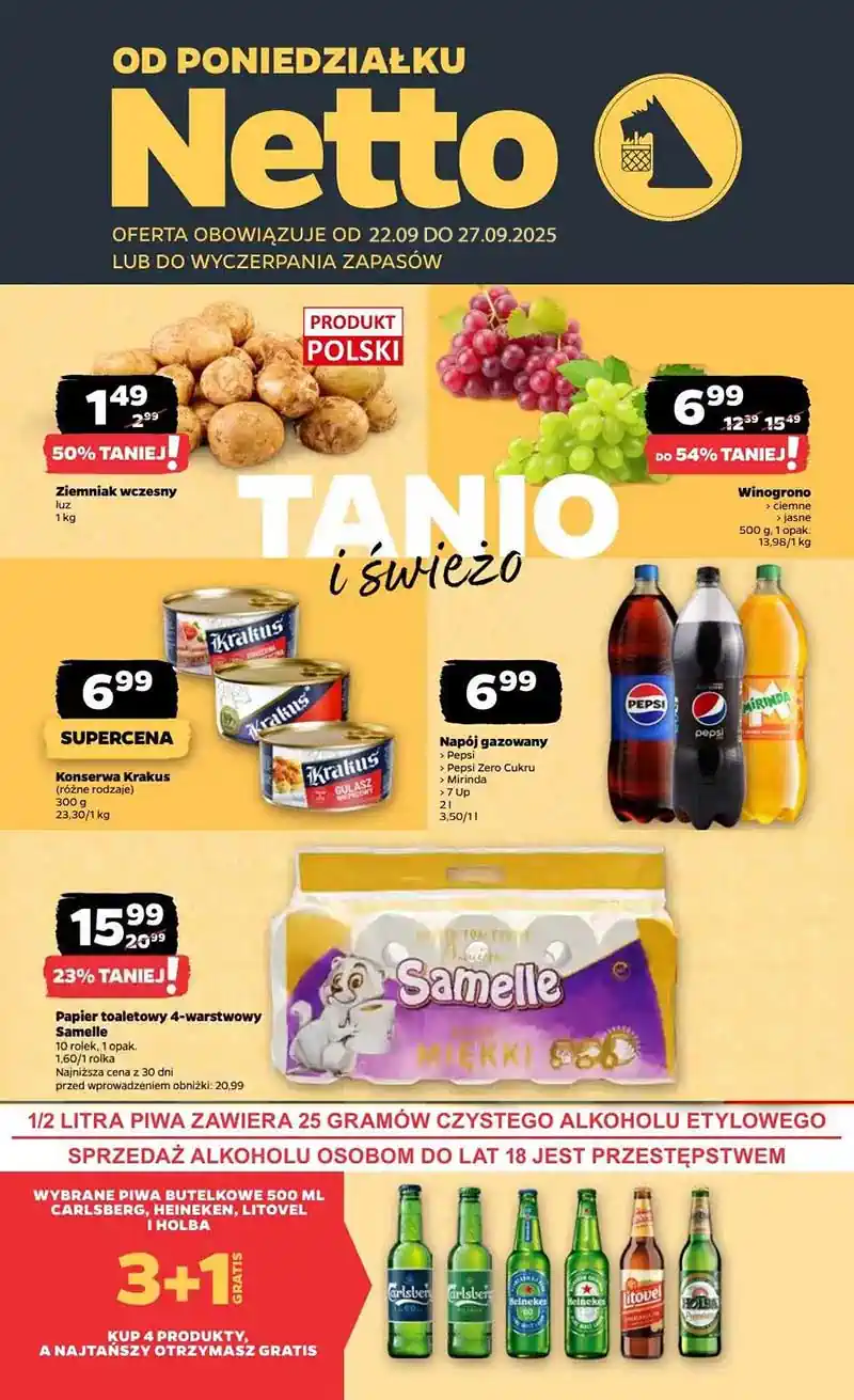 netto gazetka od 22 sierpnia 2025
