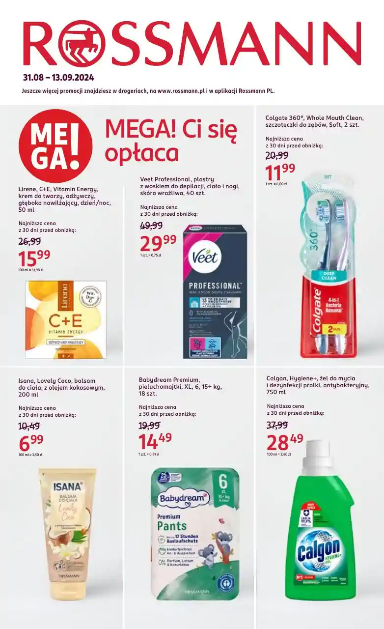 Rossmann Gazetka Promocyjna od 31.08.2024   