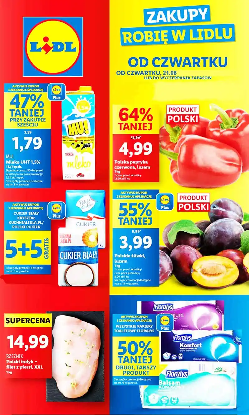 gazetka lidl od czwartku 21.08.2025