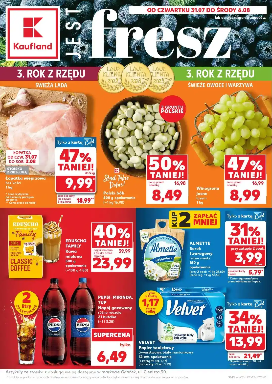 kaufland gazetka od 31.07.2025