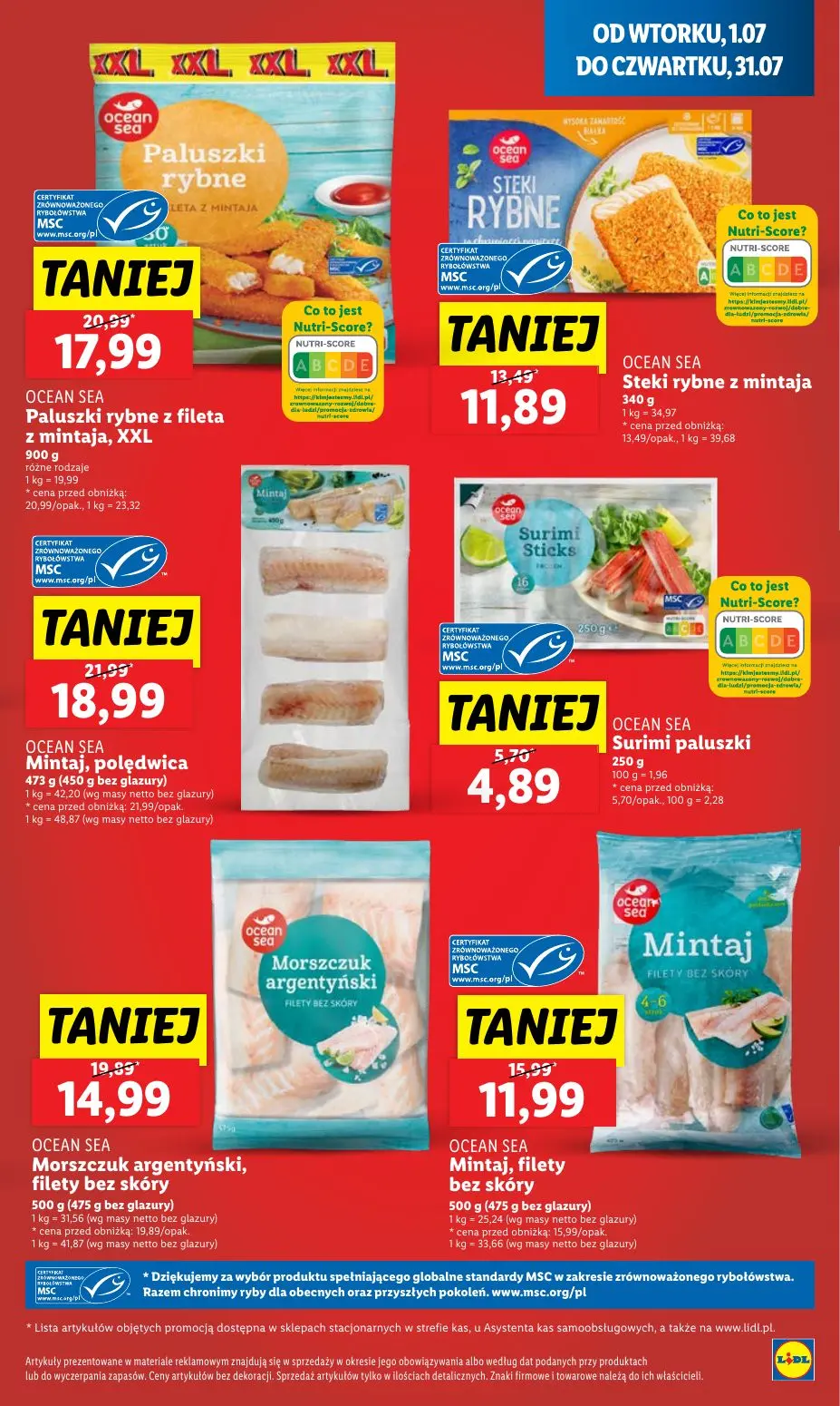 lidl gazetka od jutra