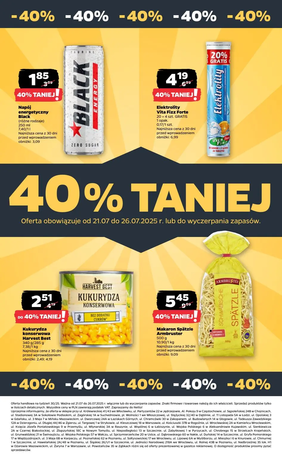 netto gazetka od jutra